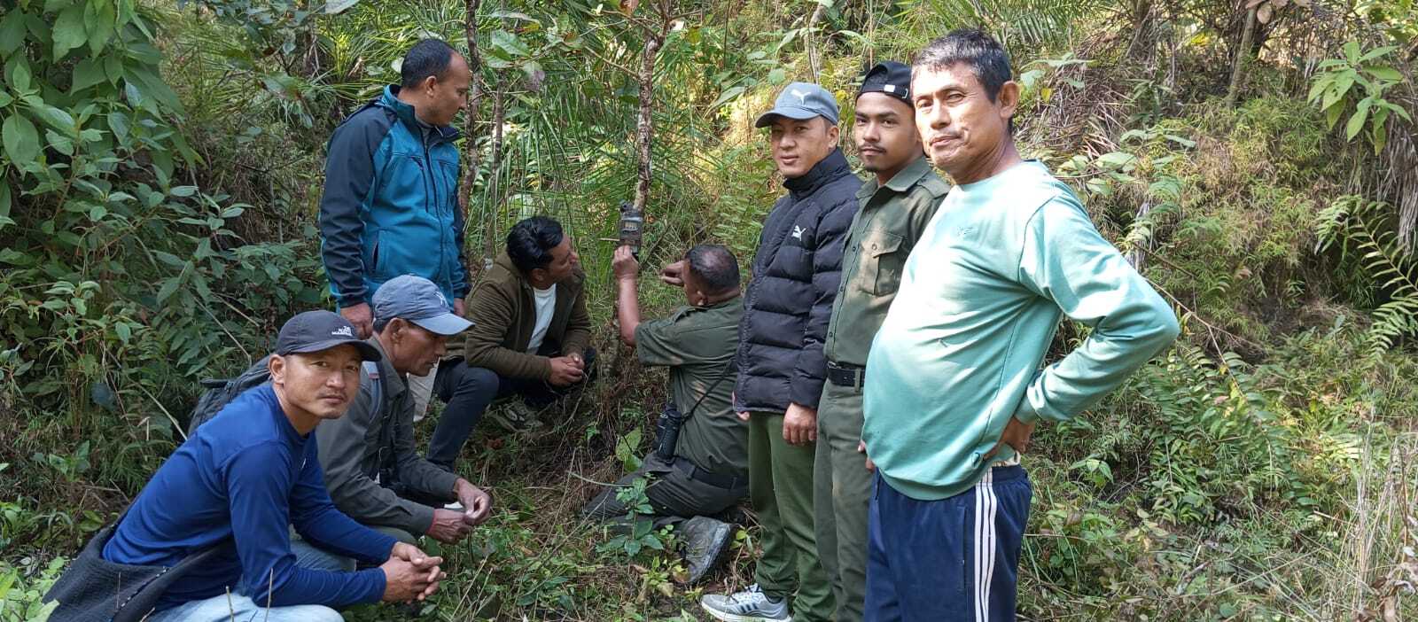 Camera Trapping Begins in Daunne Devi Buffer Zone